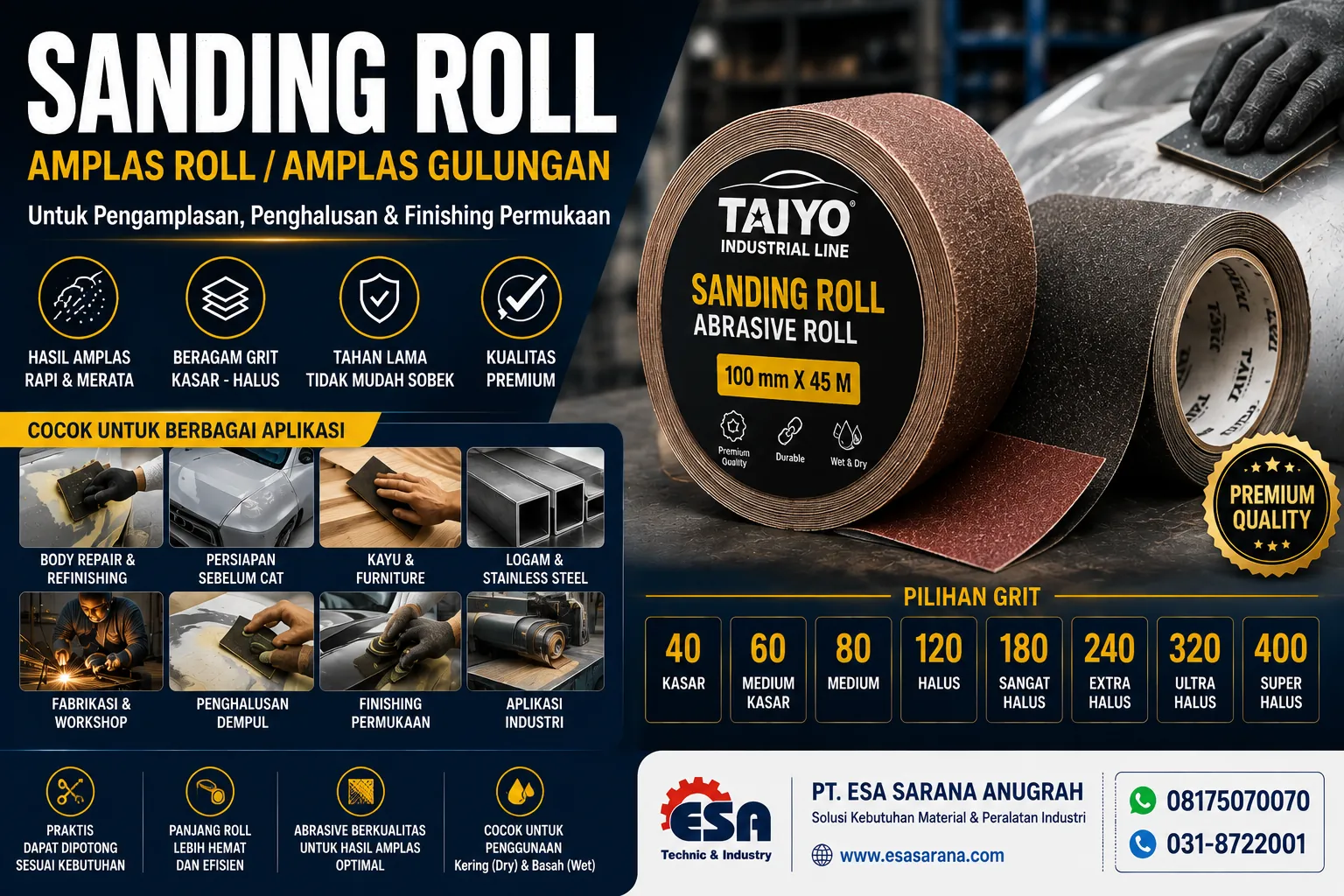 Sanding Roll