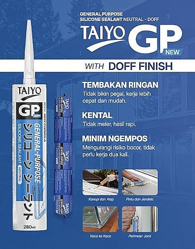 TAIYO GP Neutral Sealant DOFF – Neutral Silicone Sealant TAIYO GP Neutral Sealant DOFF – Neutral Silicone Sealant