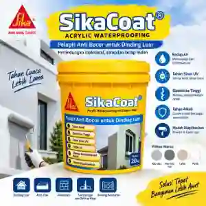 SikaCoat® Waterproofing Akrilik Elastis untuk Dinding dan Atap