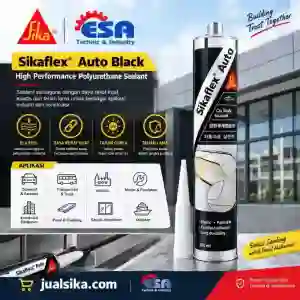 Sikaflex® Auto Black Cartridge 300 ml – Sealant Polyurethane Otomotif