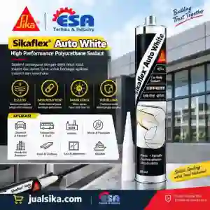 Sikaflex® Auto White Cartridge 300 ml – Sealant Polyurethane Otomotif