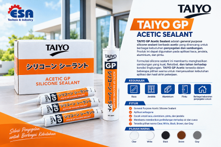 TAIYO GP Acetic Sealant – General Purpose Silicone Sealant