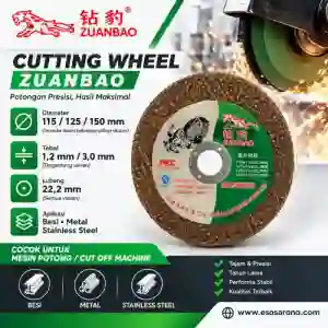 ZUANBAO Cutting Wheel 115/125/150 mm Batu Potong Besi Metal Stainless Steel